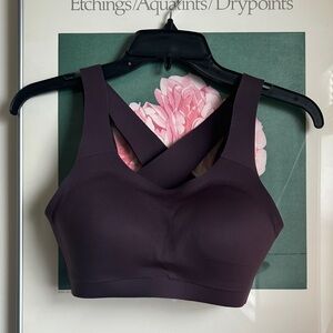 Lululemon Athletica Cross-Back Sports Bra - Deep Plum